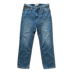 Madewell Blue Flare Wide Leg Jeans